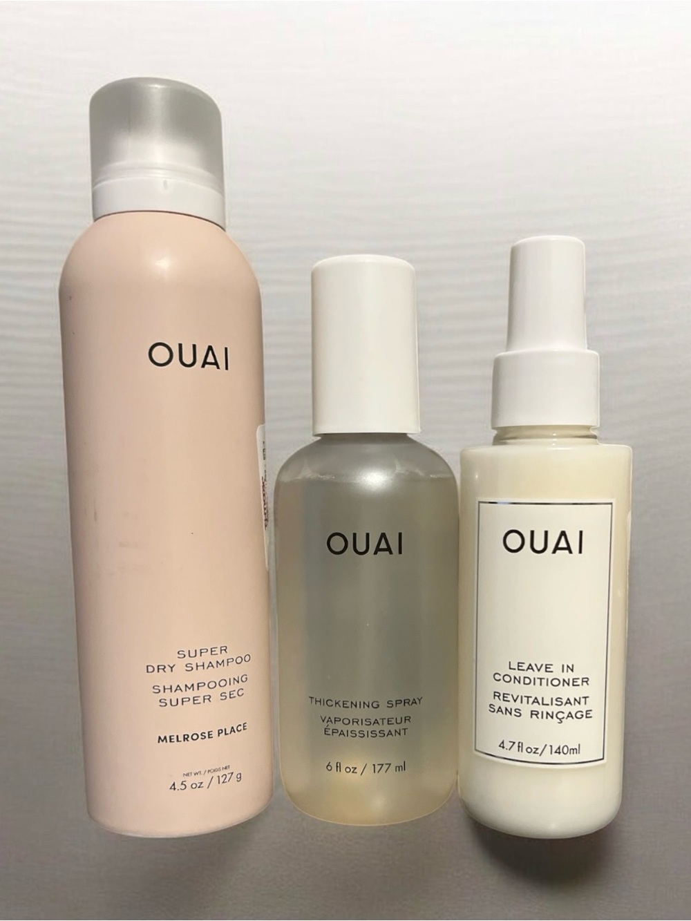 OUAI 3 Piece Haircare Set - NEW